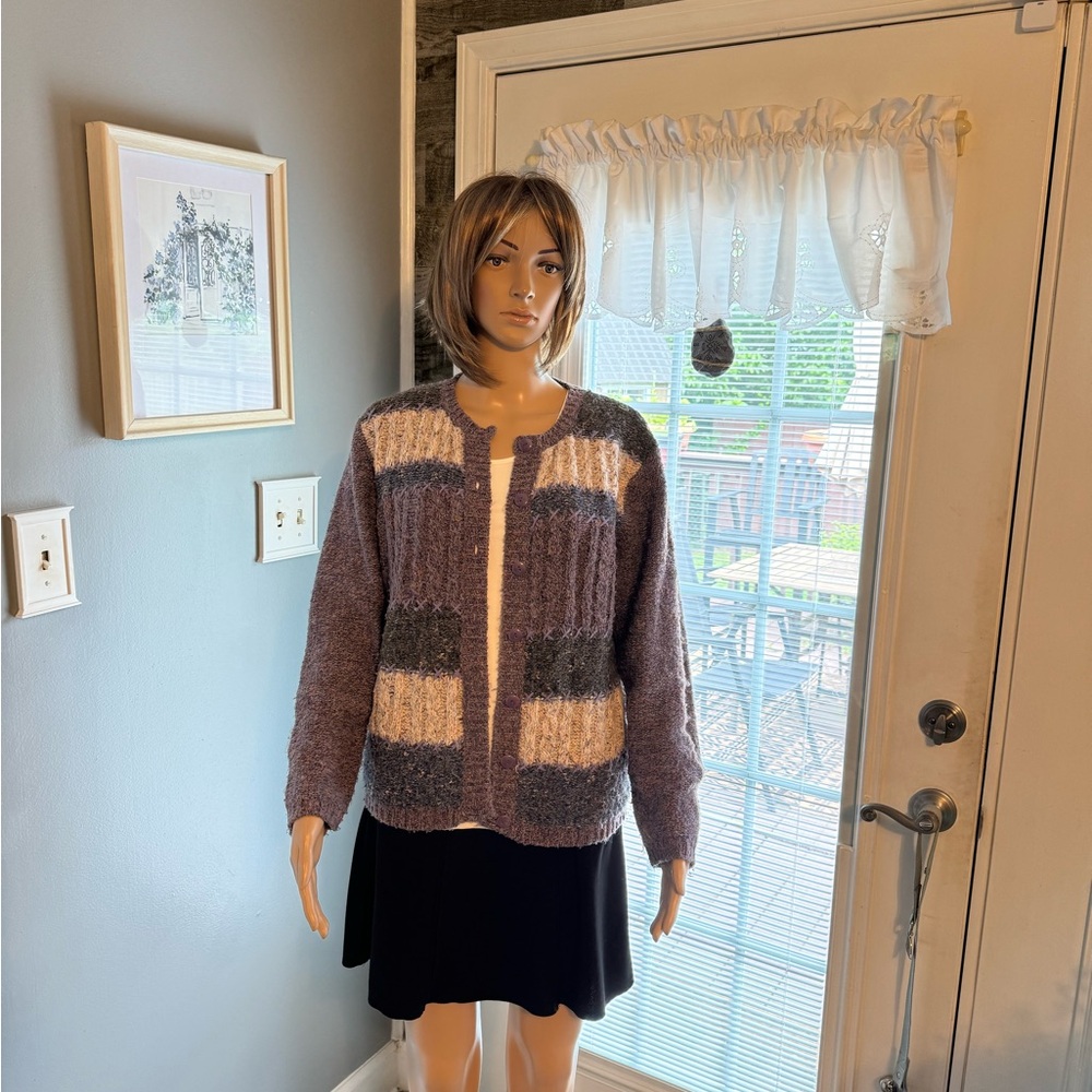 DressBarn Wool Blend Cardigan SZ MED